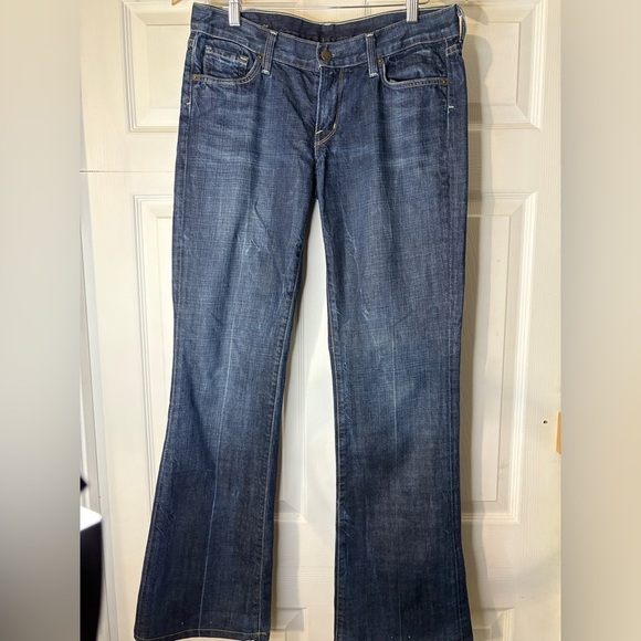 7 For All Mankind Denim - 7 For All Mankind Dark Blue Denim Jeans Style 001-058